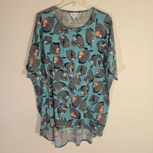 Disney LuLaRoe Irma Eeyore Print Tunic